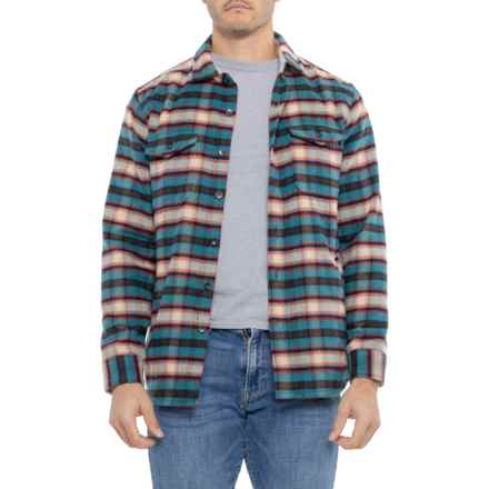True Grit Apres Fleece Shirt Jacket in Turquoise