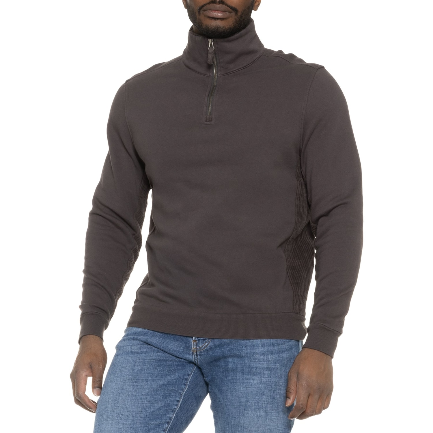Aspen Sweater: Black/Carbon/Oatmilk