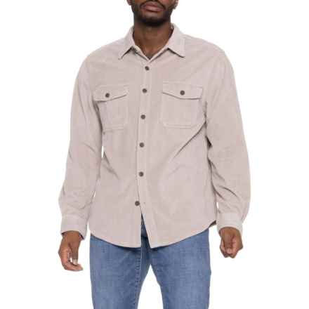 True Grit Best Stretch Corduroy 2-Pocket Shirt - Long Sleeve in Faded Heather