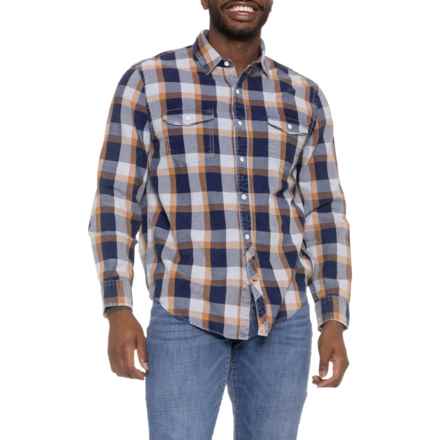 True Grit Daybreak Winston Flannel Shirt - Long Sleeve in Brown
