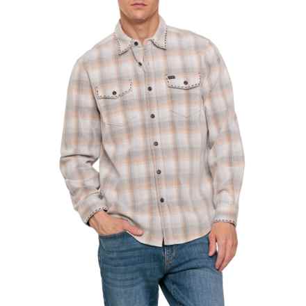 True Grit Hollister Canyon Corduroy Shirt - Long Sleeve in Grey