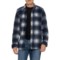 True Grit Lumber Plaid 2-Pocket Shirt - Long Sleeve in Blue