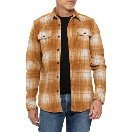 True Grit Lumber Plaid 2-Pocket Shirt - Long Sleeve in Gold