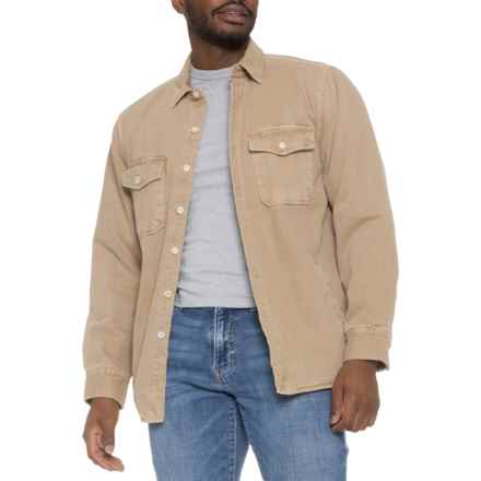 True Grit Quilted Shirt Jacket in Vintage Khaki