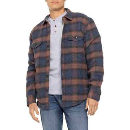 True Grit Sherpa-Lined Shirt Jacket in Bordeaux