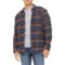 True Grit Sherpa-Lined Shirt Jacket in Bordeaux