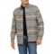 True Grit Spirit Striped Two-Pocket Shirt - Long Sleeve in Blue