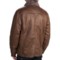 9293C_2 True Grit Vintage Moto Jacket - Faux-Fur Lining, Zip Front (For Men)