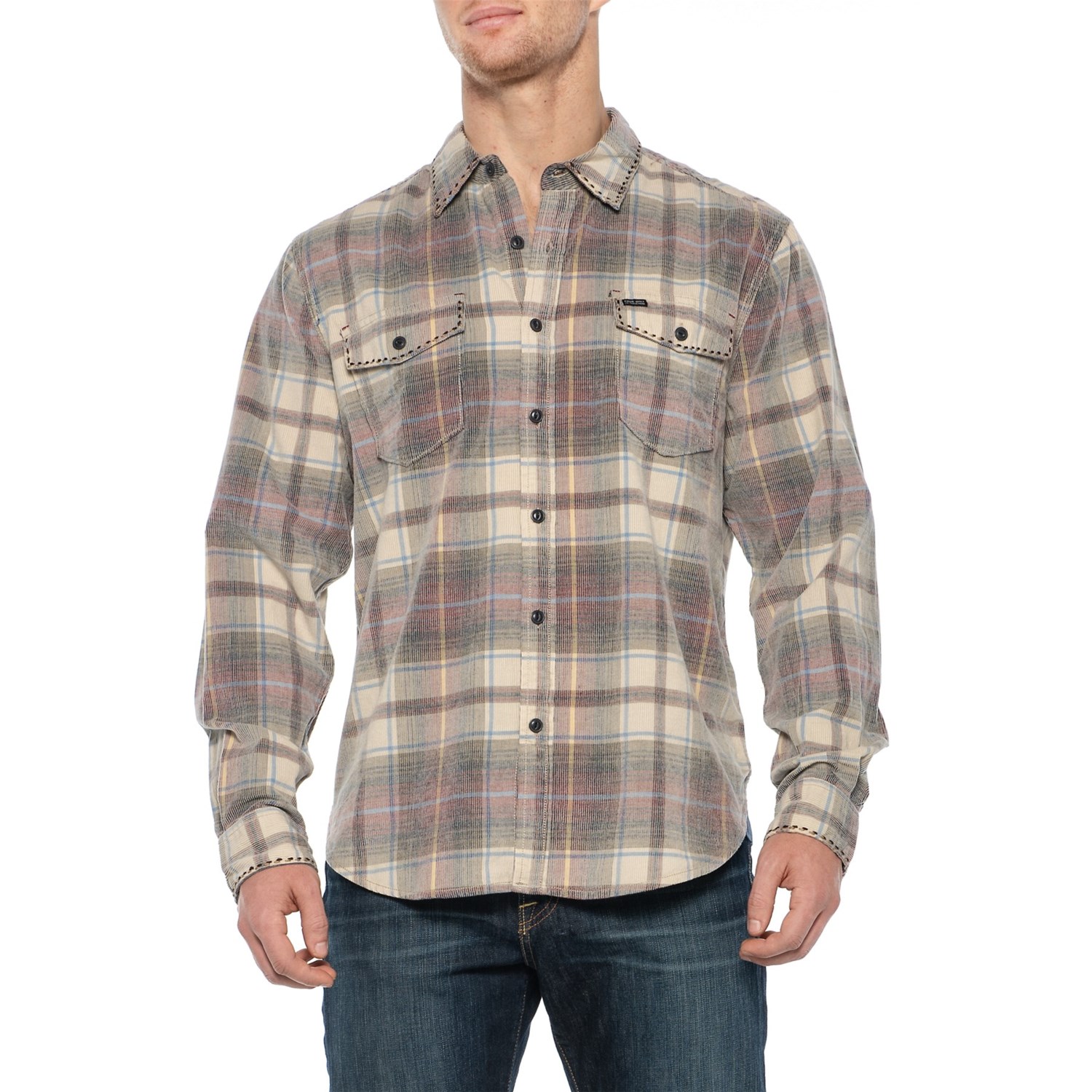 True Grit Wayfair Vintage Plaid Corduroy Shirt (For Men) - Save 62%