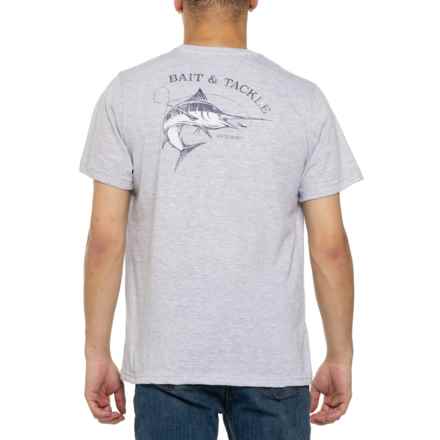TRUNKS Bait & Tackle Jersey T-Shirt - Short Sleeve in Heather Grey