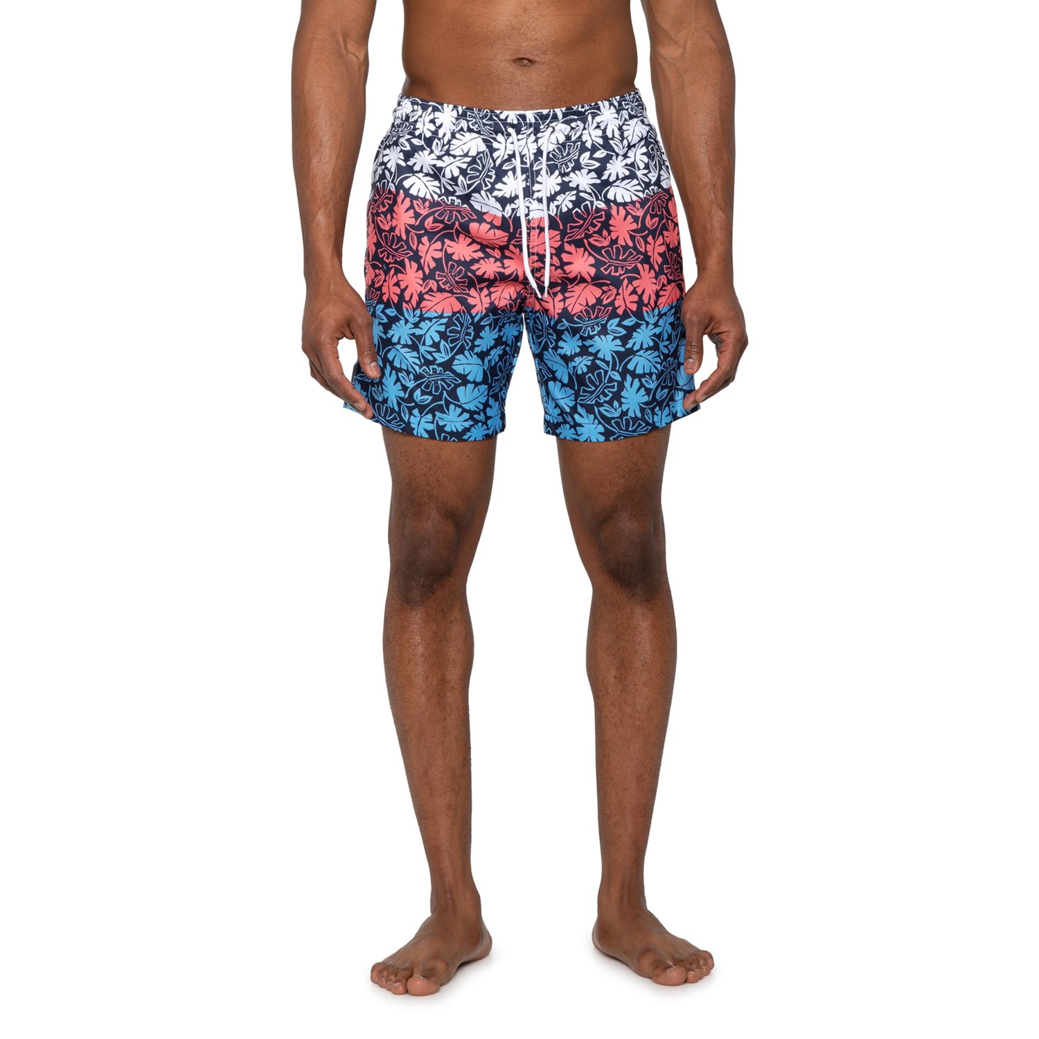 Trunks Surf & Swim Co Sano Placement Print Swim Trunks (For Men) - Save 44%