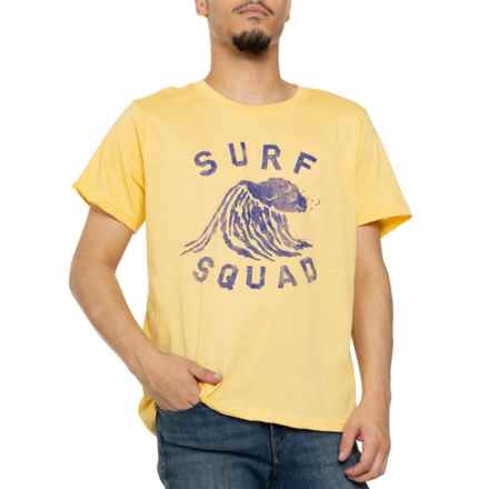 TRUNKS Surf Squad Washed Jersey T-Shirt - UPF 50+, Short Sleeve in Goldfish