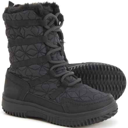 Tundra Big Girls Kenora Snow Boots - Insulated in Black