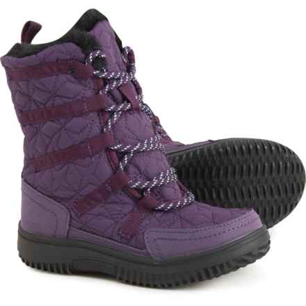 Tundra Big Girls Kenora Snow Boots - Insulated in Purple