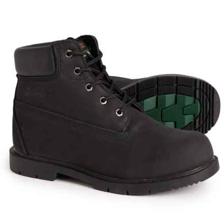 Tundra Boys Eastport Work Boots - Waterproof, Insulated, Leather in Black