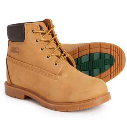 Tundra Boys Eastport Work Boots - Waterproof, Insulated, Leather in Wheat