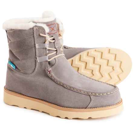 Twisted X Boots 6” Wedge Sole Boots - Waterproof, Leather (For Women) in Brushed Nickel