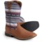 Twisted X Boots Boys Hooey Cowboy Boots - Leather in Lion Brown/Ash Grey Multi