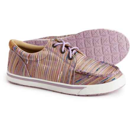 Twisted X Boots Girls Kicks Casual Sneakers - Leather in Multicolor Lilac