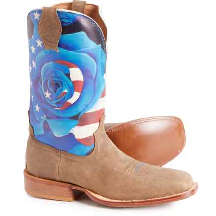 Twisted X Boots Tech X Cowboy Boots - 11”, Square Toe, Leather (For Women) in Blue Multi