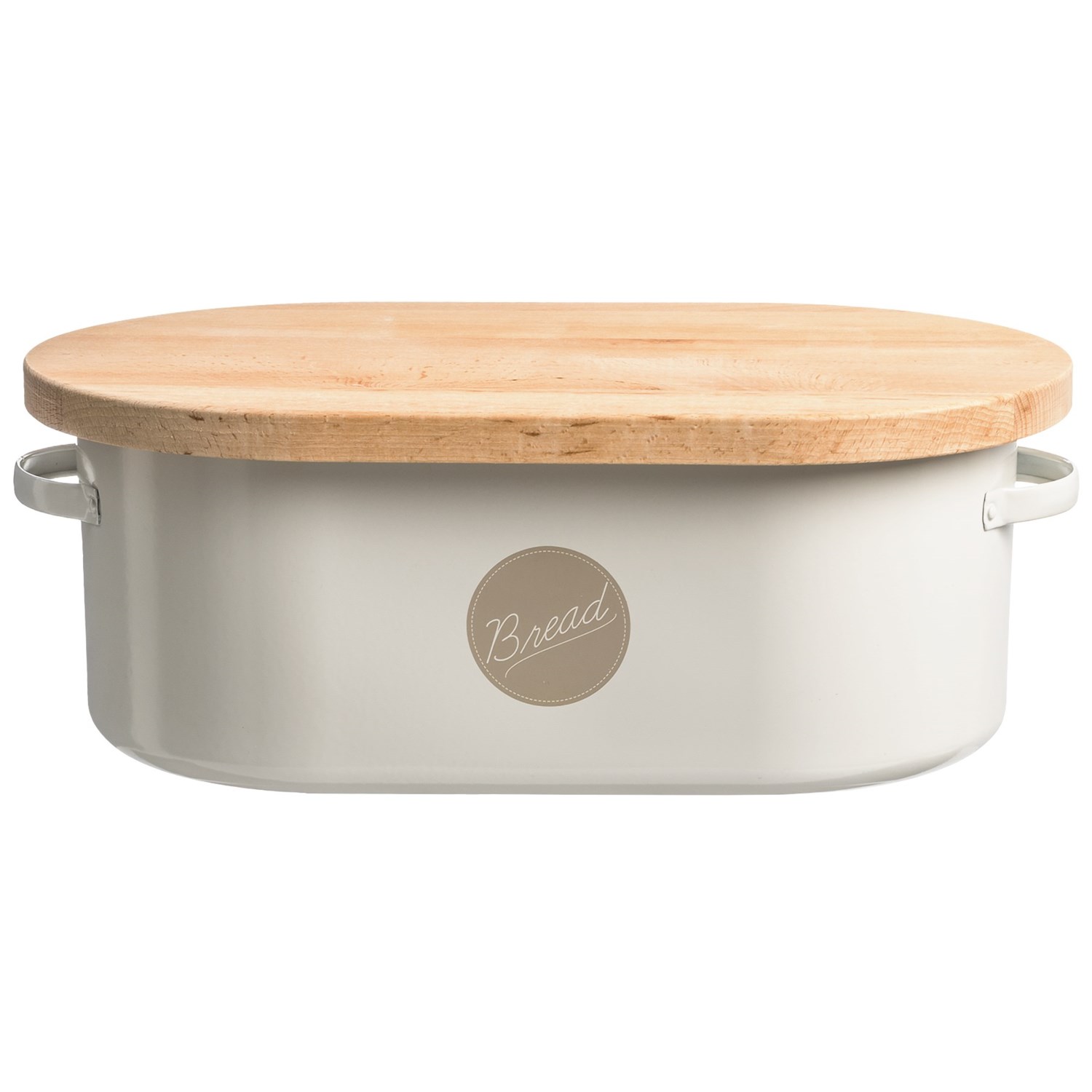 Typhoon Vintage Bread Storage Bin with Cutting Board Lid Steel Save 57