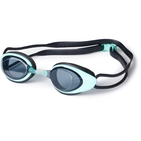 TYR Blackhawk Racing Swim Goggles (For Women) in Smoke