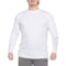TYR Solid Sun Defense Shirt - UPF 50+, Long Sleeve in White