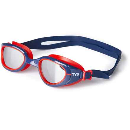 TYR Special Ops 2.0 Mirrored Goggles (For Men) in Silver/Navy