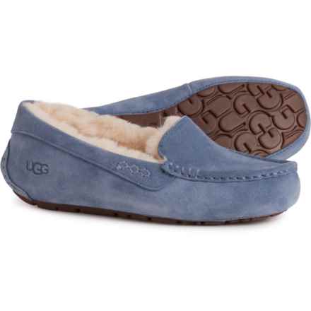 UGG® Australia Ansley Slippers - Suede (For Women) in Aloha Blue