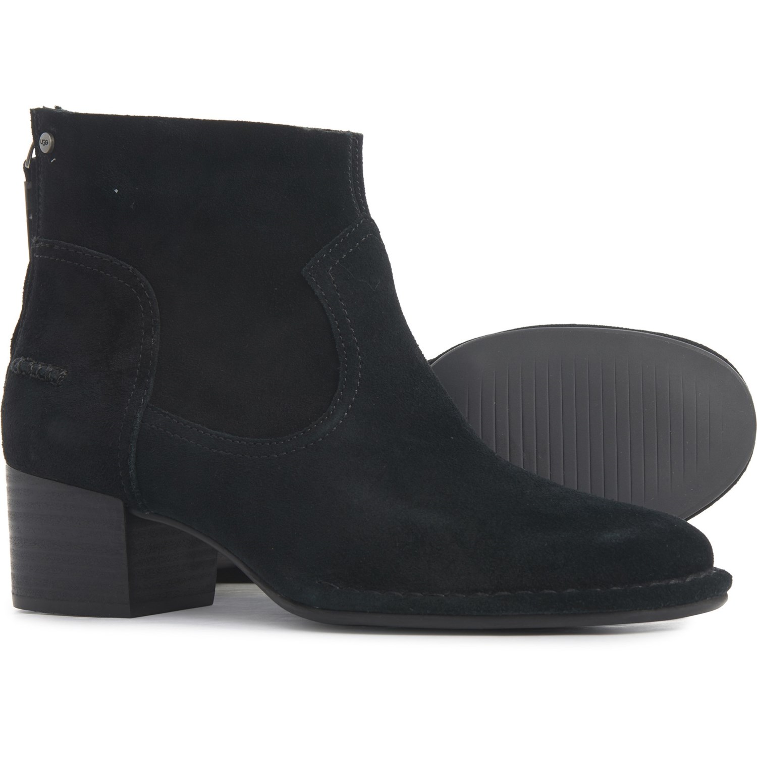 ugg bandara ankle boots black leather