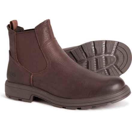 UGG® Australia Biltmore Chelsea Boots - Waterproof, Leather (For Men) in Grizzly