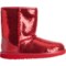 4WCJP_3 UGG® Australia Boys and Girls Classic II Gel Hearts Boots - Leather