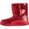 4WCJP_4 UGG® Australia Boys and Girls Classic II Gel Hearts Boots - Leather