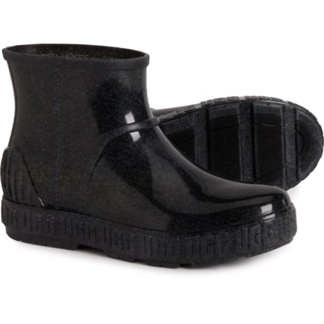 UGG® Australia Boys and Girls Drizlita Glitter Rain Boots - Waterproof in Glitter Black