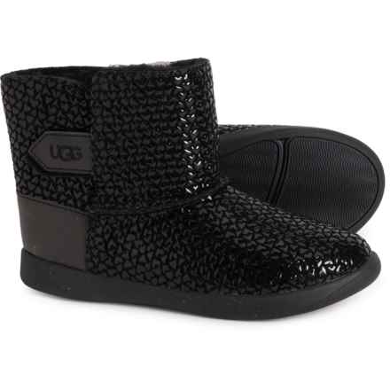 UGG® Australia Boys and Girls Keelan Gel Hearts Boots in Black