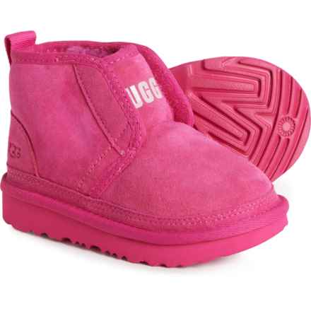 UGG® Australia Boys and Girls Neumel EZ-Fit Boots - Suede in Berry