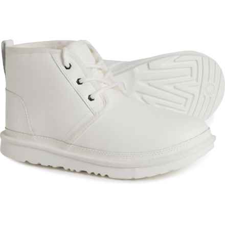 UGG® Australia Boys and Girls Neumel II Boots - Leather in White / White Leather