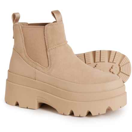 UGG® Australia Brisbane Chelsea Boots - Suede (For Women) in Mustard Seed