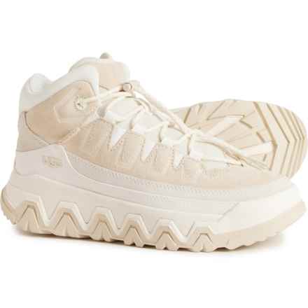 UGG® Australia CapTrail High Sneakers - Waterproof, Suede (For Women) in Light Beige
