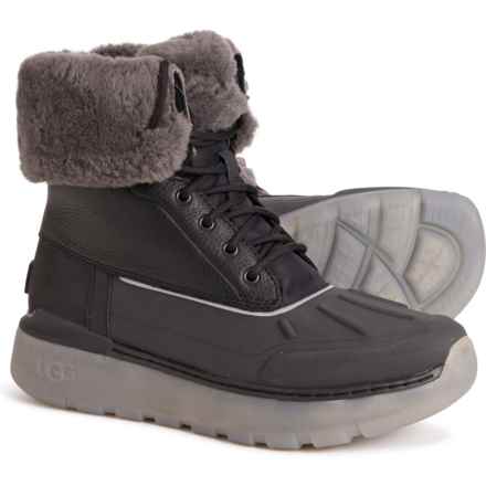 UGG® Australia City Butte Snow Boots - Waterproof, Insulated, Leather (For Men) in Black