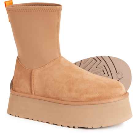 UGG® Australia Classic Dipper Boots - Suede (For Women) in Chestnut