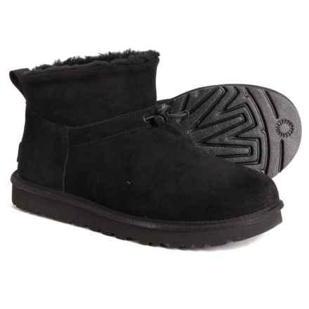UGG® Australia Classic Mini Toggler Boots - Suede (For Women) in Black