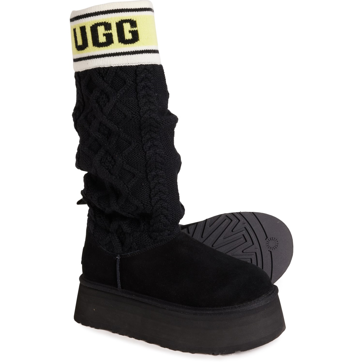 Long leather ugg boots best sale