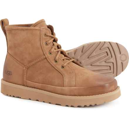 UGG® Australia Deconstructed Lace-Up Boots - Nubuck (For Women) in Chestnut