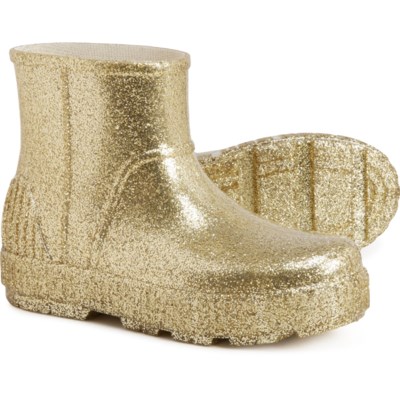 Gold glitter 2025 rain boots