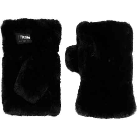 UGG® Australia Faux-Fur Fingerless Gloves (For Women) in Black