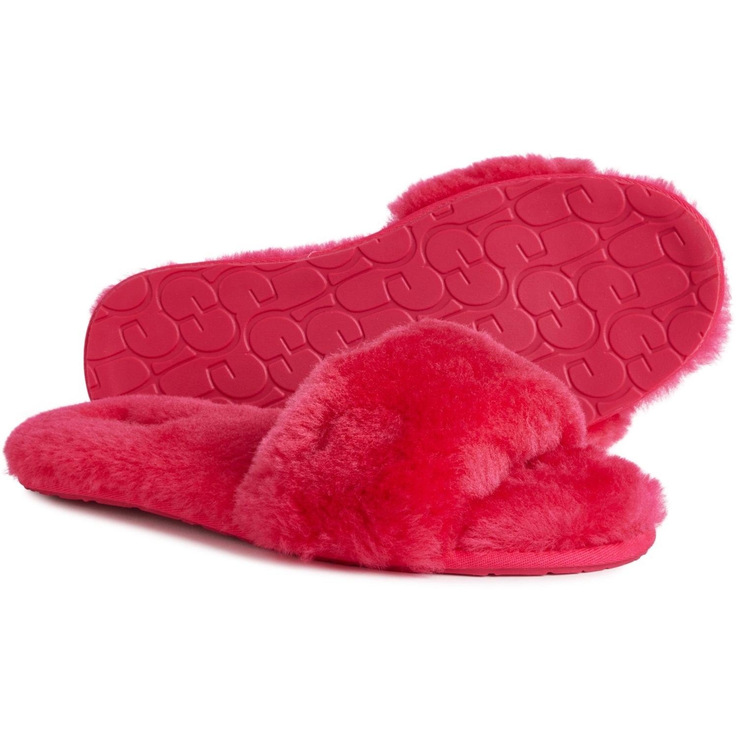 Ugg fluff slide fashion pink