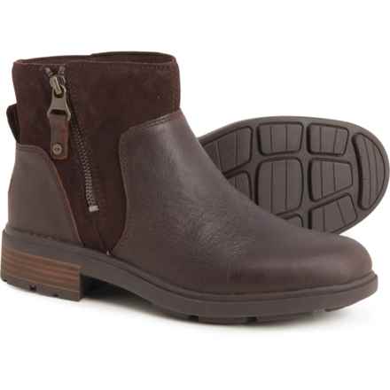 UGG® Australia Harrison Zip Ankle Boots - Waterproof, Leather (For Women) in Stout Leather