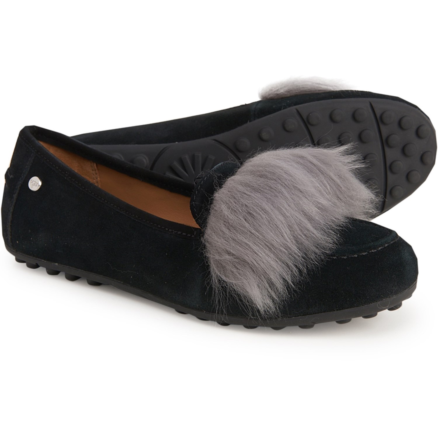 womens ugg suede loafers