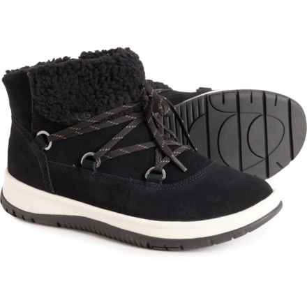UGG® Australia Lakesider Heritage Lace-Up Sneaker Boots - Waterproof, Suede (For Women) in Black